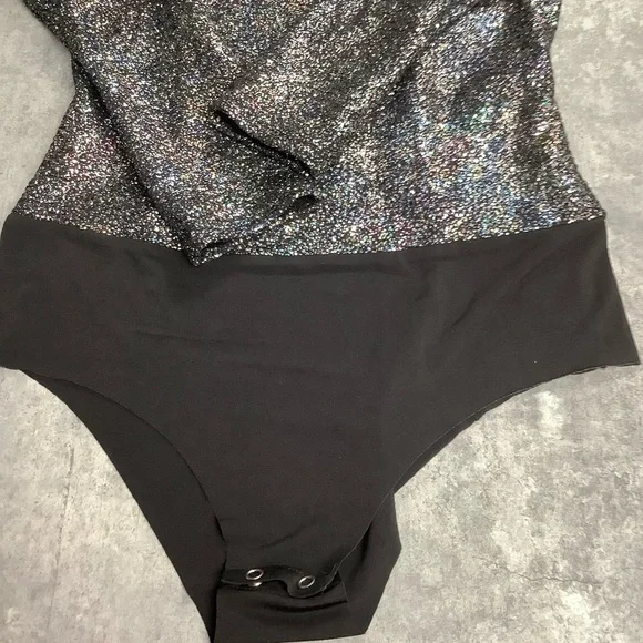 Zara Sparkly Bodysuit Size Small - Picture 6 of 7